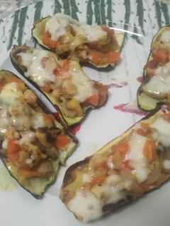 Una foto de Calabacines rellenos