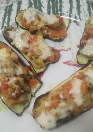 Una foto de Calabacines rellenos