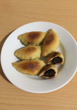 صورة لوصفة فطائر بالزعتر الأخضر