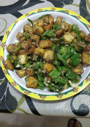 A picture of Chilli Panneer.