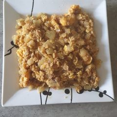 A picture of Egg fried Rice.