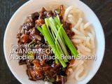 Jajangmyeon (Noodles in Black Bean Sauce) 🍜