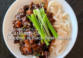 Jajangmyeon (Noodles in Black Bean Sauce) 🍜