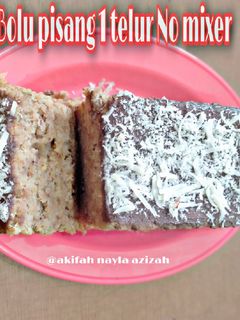 Foto resep 19.Bolu pisang 1 telur no mixer