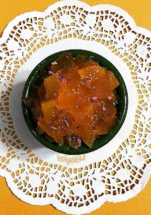 عکسی از دستور مربای سیب