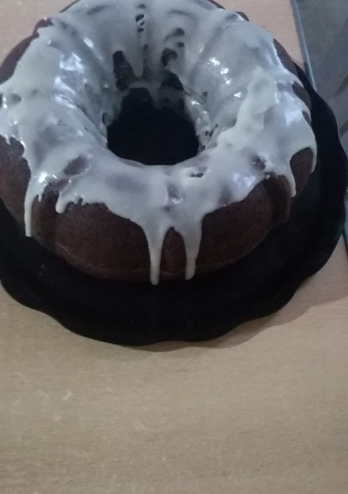 Una foto de Budín matero de chocolate con glaseado de naranja