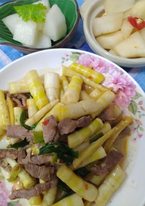 箭筍炒肉絲 的食譜成品照片