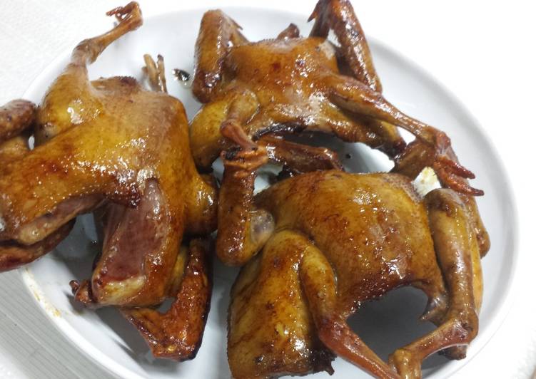 {Resep Burung dara bakar madu yang Enak