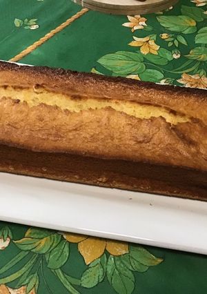Une photo de Cake fondant aux coings et citron