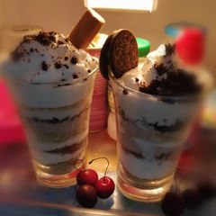 Whipped cream Dessert A picture of Whipped cream Dessert.