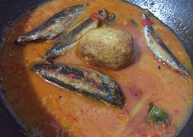 Resep Ikan pindang santan pedas yang praktis