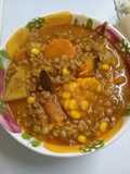 Guiso de lentejas sin Carne