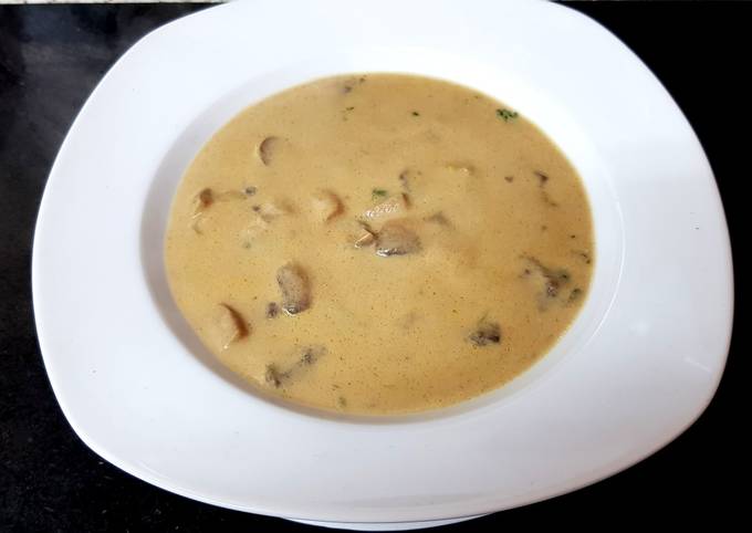 Mushroom Stlilton & Wine Soup. π