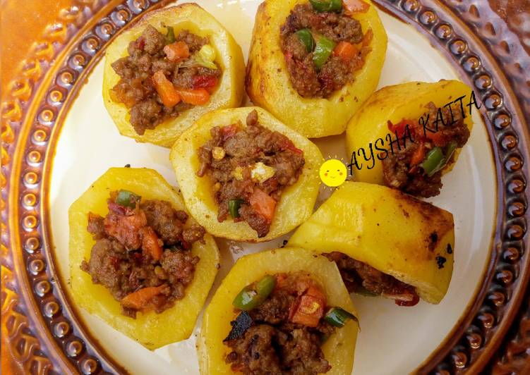 Recipe of Awsome Stuffed potatoes | This is Recipe So Tasty You Must Test Now !!