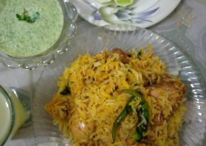 Step-by-Step Guide to Prepare Homemade Chicken masaly daar biryani