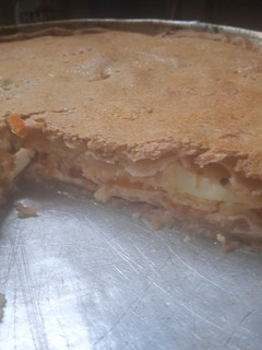 Una foto de Torta napolitana de masa integral con mix de semillas😘🎉☺️🎊😘🎉☺️🎊