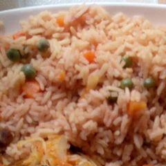 Vegetable pilau A picture of Vegetable pilau.