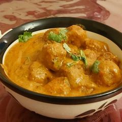 A picture of Kashmiri Dum Aloo.
