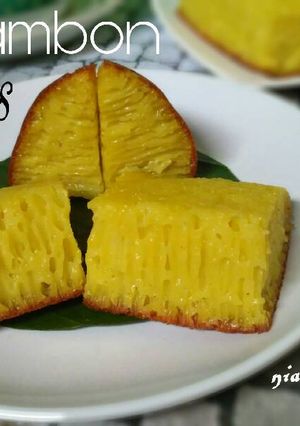 Foto resep Bika ambon ekonomis (2 telur,pakai teflon 👌)
