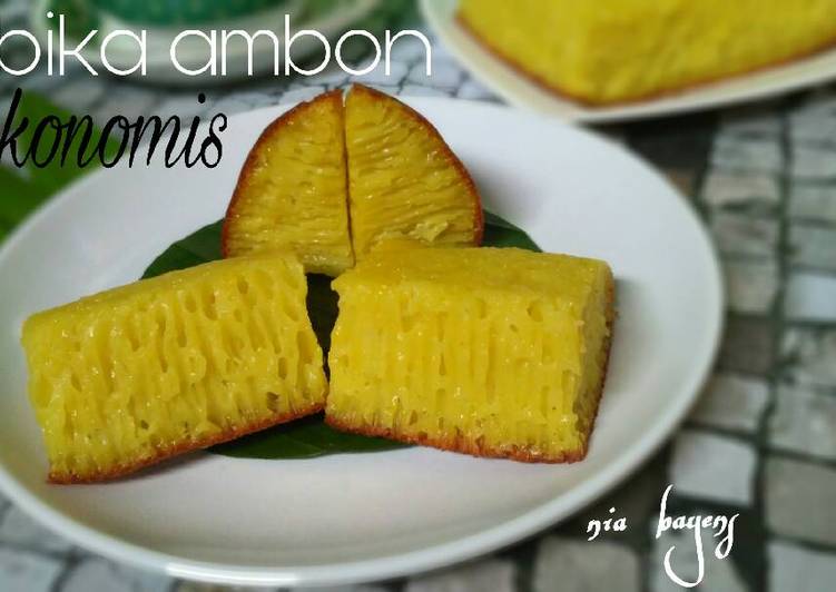 Bika ambon ekonomis (2 telur,pakai teflon 👌)