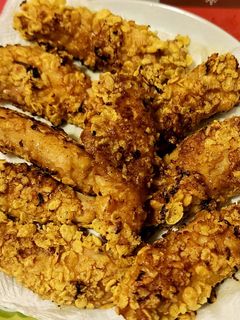 O poză a rețetei Crispy de pui la cuptor.
