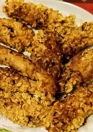 O poză a rețetei Crispy de pui la cuptor.