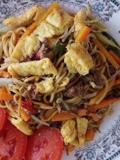 Foto resep Mie goreng kari