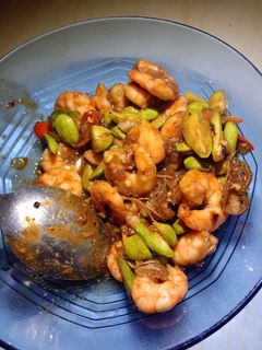 Foto resep Tumis udang petai