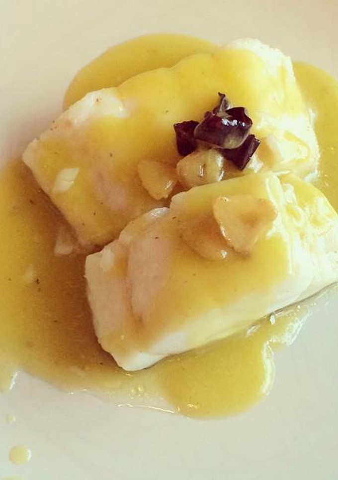 Una foto de Bacalao al pil pil
