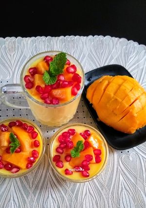 A picture of Mango Custard.