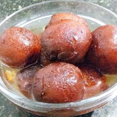 A picture of Milk powder mawa Gulabjamun.