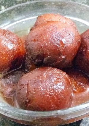 A picture of Milk powder mawa Gulabjamun.