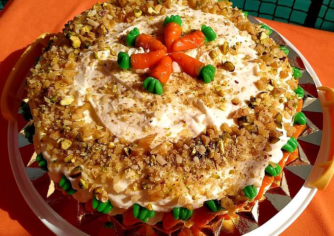 Carrot cake con frosting Receta de Mari Pancorbo- Cookpad