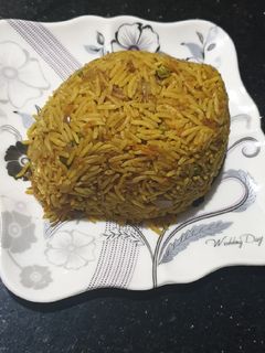 صورة لوصفة ارز بسمتي بالخضار