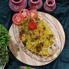 A picture of Mutton biryani.