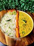 Whole Moong Kadhi Chawal - Khatta Moong Bhaat - Sour Moong Rice - Comfort Soul Food - Lunch/Dinner