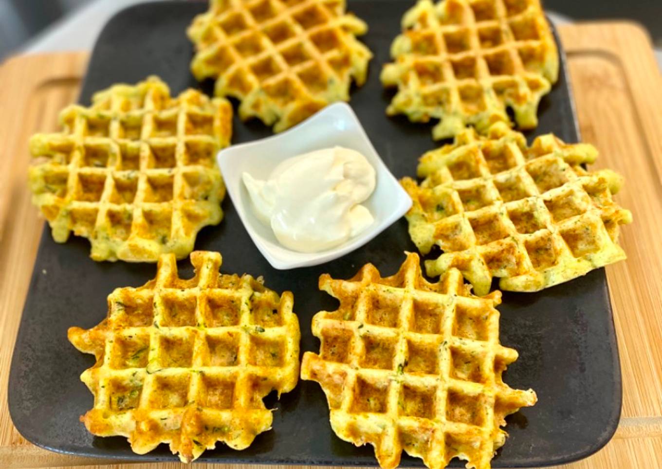 Gaufres de courgettes