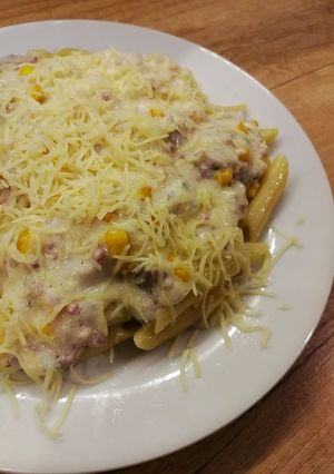 Baconös-kukoricás Penne recept fotója