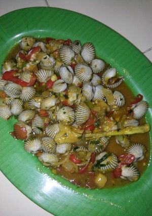 Foto resep Kerang Dara Bumbu Saus Padang ala Wida