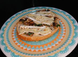 Foto de Brusqueta cogumelos e brie