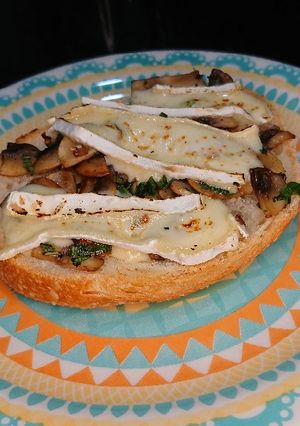 Foto de Brusqueta cogumelos e brie