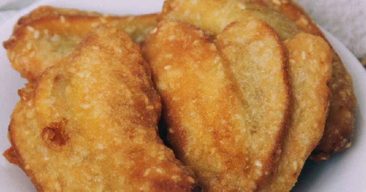 Pisang goreng wijen krispi