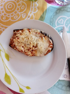 Una foto de Berenjenas rellenas de atún