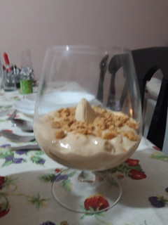 Una foto de Copa de turrón