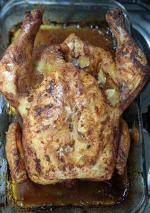 Una foto de Pollo al Horno