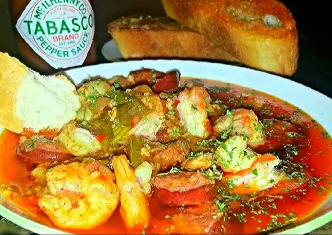 Recipe of Super Quick Homemade Mike&#39;s Shrimp Creole &amp; Bayou Swamp Sauce