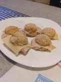 Scones de queso crema jamón y queso