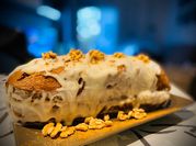 Una foto de carrot cake saludable con avena