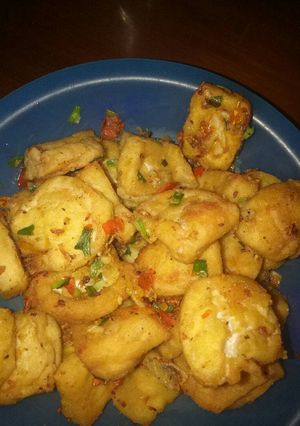 Foto resep Salt & Spicy Crispy Tofu