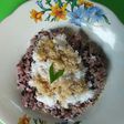 Ketan Hitam arang arang kambang tabur kelapa